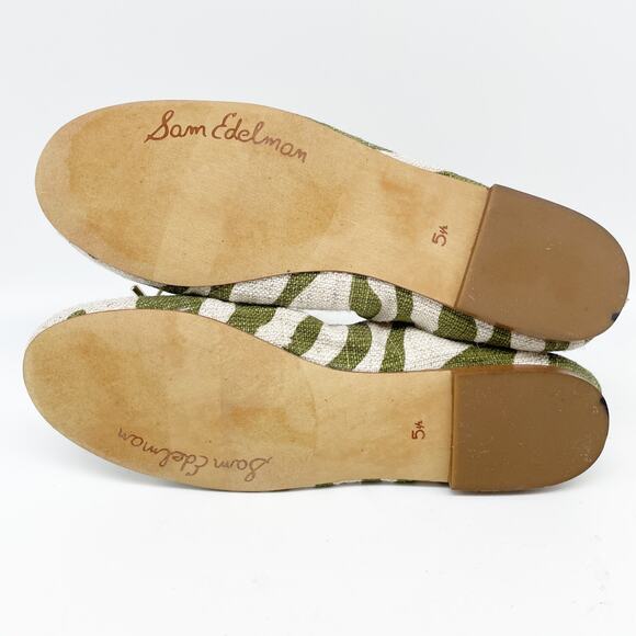 Sam Edelman Women's Felicia Ballet Flat Natural Tender Fern Size 5.5M - Picture 5 of 11